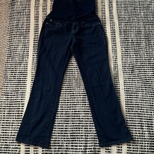 Bella Vida maternity Size Medium dark wash jeans boot cut jeans